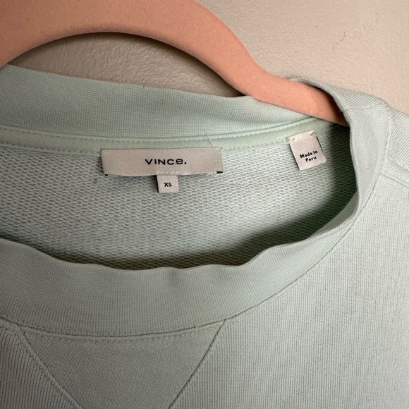 SOLD— Vince | Drop Shoulder Pullover in Sea Foam | XS - Picture 8 of 8